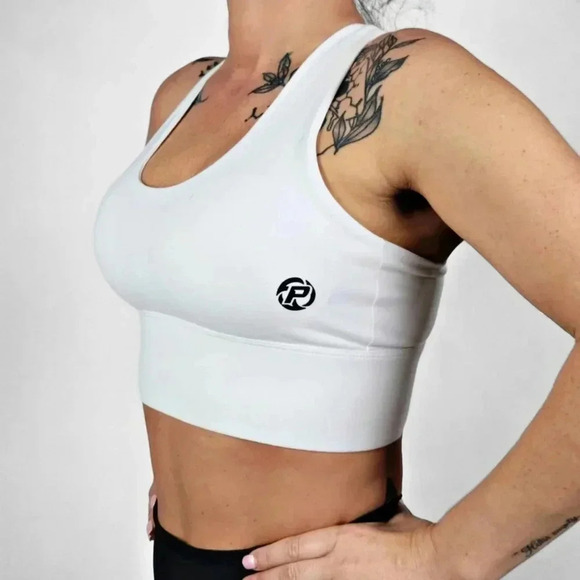 Pedigree eMPWR Women’s Strapback Sports Bra | High Support | Evo-Dry™ (white) - Picture 4 of 13